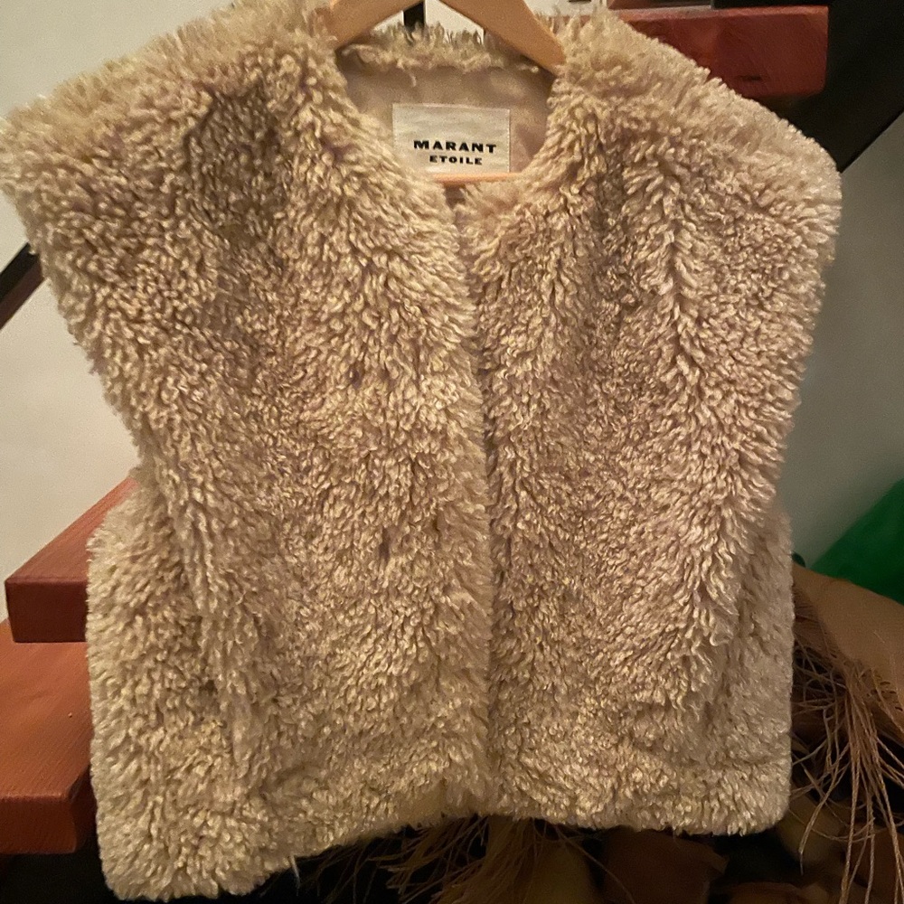 Isabel Marant Etoile  Felix faux fur vest